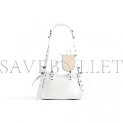 BALENCIAGA WOMEN'S NEO CAGOLE XS HANDBAG IN WHITE 700940210B09104 (26*17.8*11.4cm)